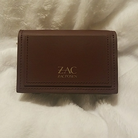 ZAC Zac Posen Earthette Leather Card Case - Picture 3 of 7